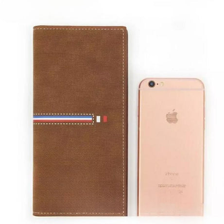 New Balisi Leather Long Wallet For Men Slim Money Card Holder Mobile Wallets - Oshi.pk - Buy & Sell Online