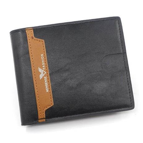 Menbense Fashion Edition Luxury PU Leather Men's Short Wallet with Spacious Capacity - Oshi.pk - Buy & Sell Online