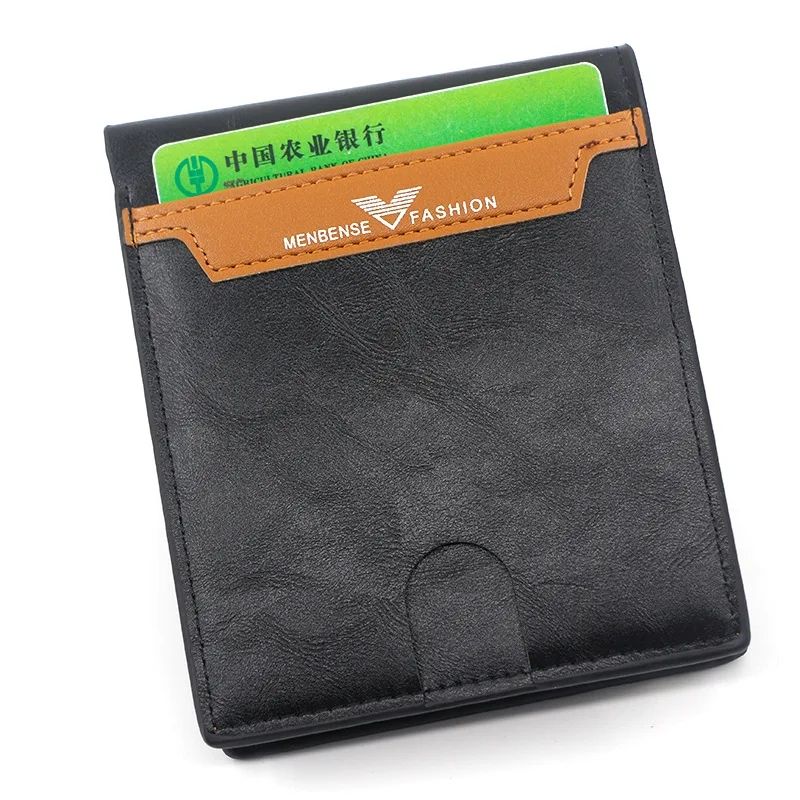 Menbense Fashion Edition Luxury PU Leather Men's Short Wallet with Spacious Capacity - Oshi.pk - Buy & Sell Online