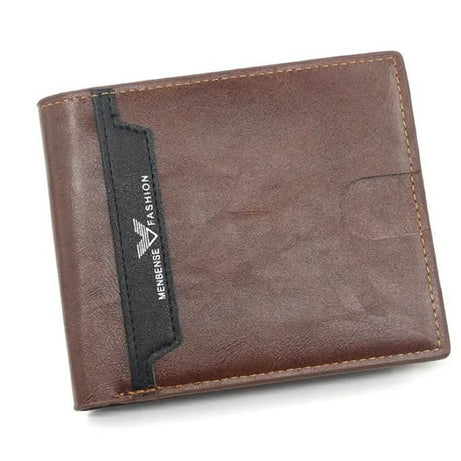 Menbense Fashion Edition Luxury PU Leather Men's Short Wallet with Spacious Capacity - Oshi.pk - Buy & Sell Online