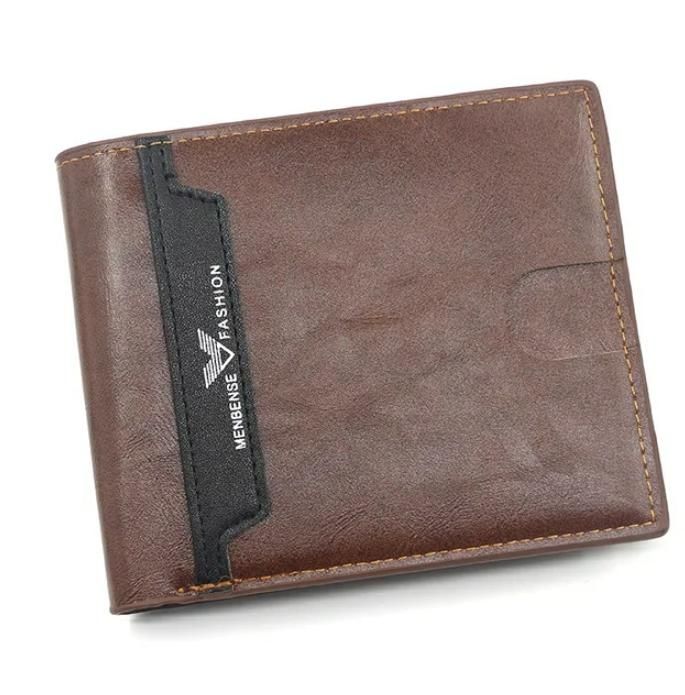 Menbense Fashion Edition Luxury PU Leather Men's Short Wallet with Spacious Capacity - Oshi.pk - Buy & Sell Online