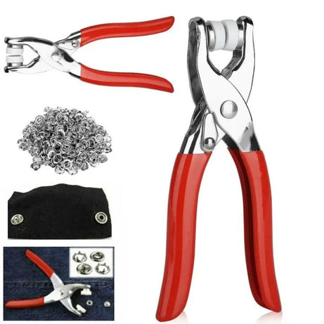 Metal Press Button Pliers Metal Sewing Prong Rings Buttons Clip Pliers DIY Clothes Tool for Sewing Leather Rivets Bags Clothes - Oshi.pk - Buy & Sell Online
