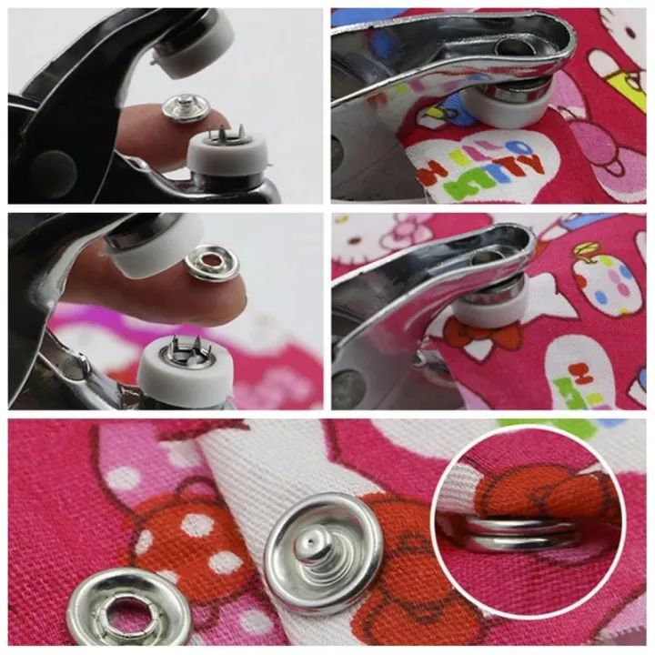 Metal Press Button Pliers Metal Sewing Prong Rings Buttons Clip Pliers DIY Clothes Tool for Sewing Leather Rivets Bags Clothes - Oshi.pk - Buy & Sell Online