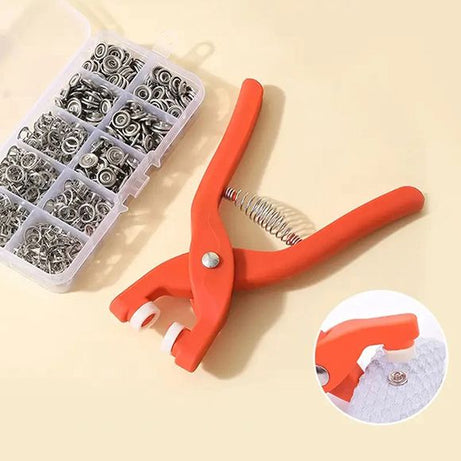 Metal Snap Button Set with Hand Pressure Plier - Oshi.pk - Buy & Sell Online