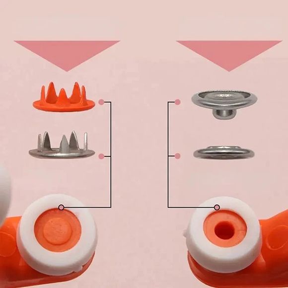 Metal Snap Button Set with Hand Pressure Plier - Oshi.pk - Buy & Sell Online