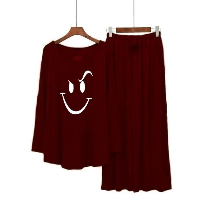 Naughty Smile Printed Flapper Night Dress - Oshi.pk - Buy & Sell Online