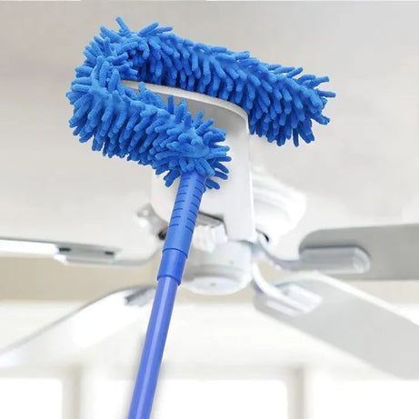 Microfiber Fan Cleaning Duster Steel Body Flexible Fan Mop For Quick And Easy Cleaning Of Home, Kitchen, Car, Ceiling, And Fan Dusting Office Fan Clea - Oshi.pk - Buy & Sell Online