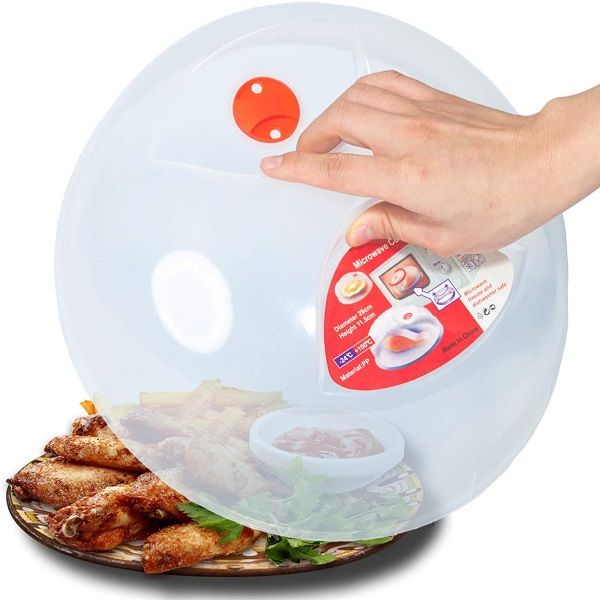 Microwave Splatter Plate Cover Guard Lid with Steam Vent - Oshi.pk - Buy & Sell Online