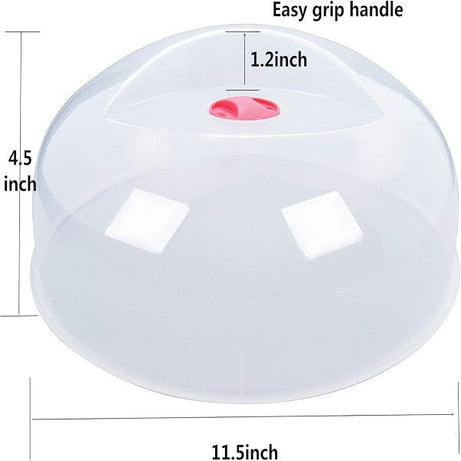 Microwave Splatter Plate Cover Guard Lid with Steam Vent