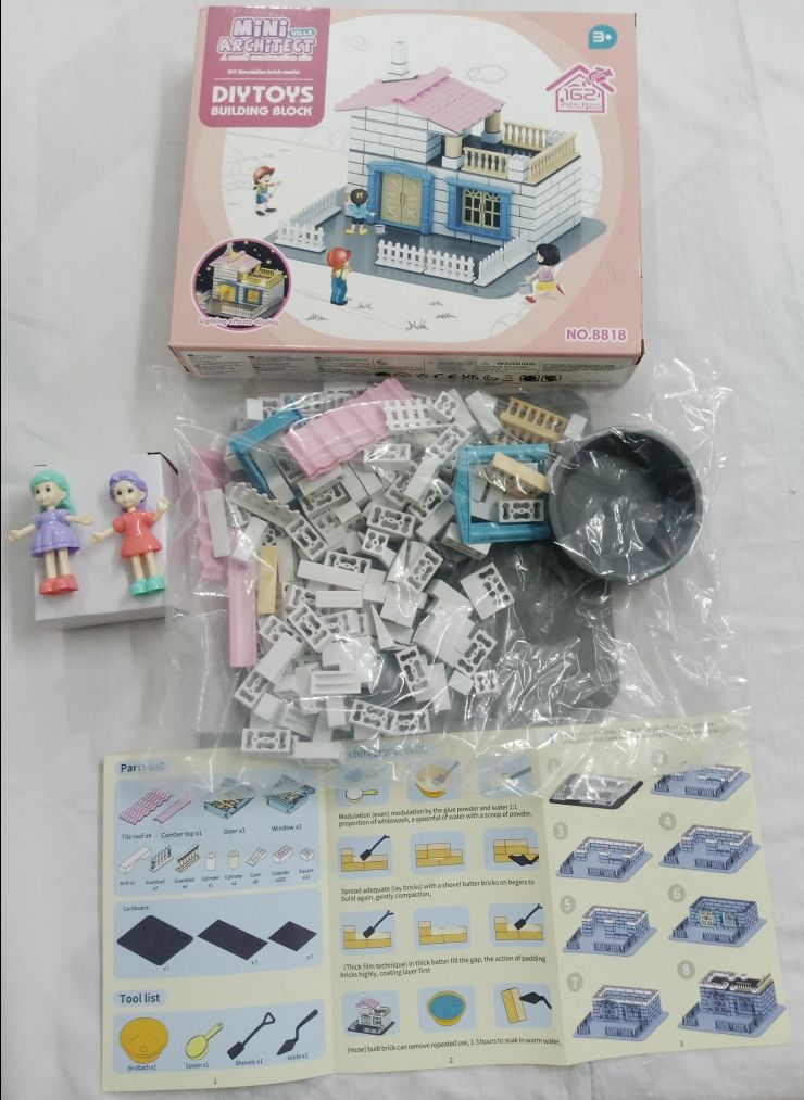 MINI Architect Villa - DIY Building Blocks - 162 pcs - Oshi.pk - Buy & Sell Online