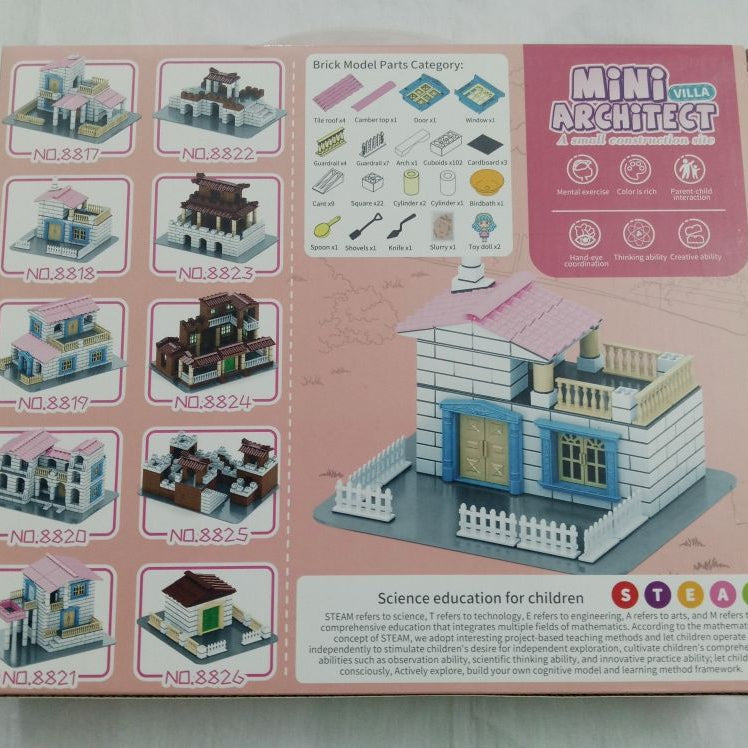 MINI Architect Villa - DIY Building Blocks - 162 pcs - Oshi.pk - Buy & Sell Online