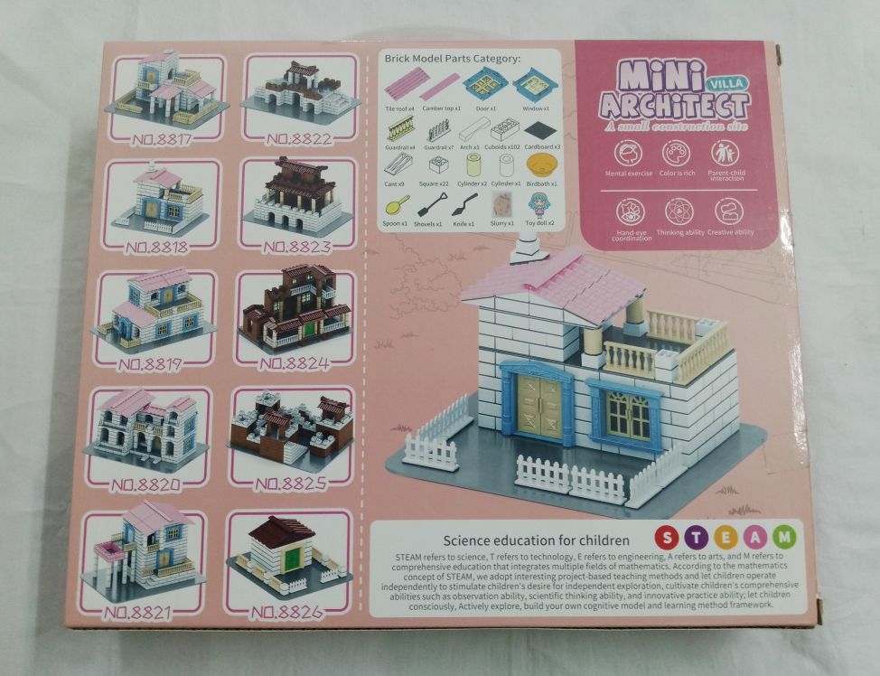 MINI Architect Villa - DIY Building Blocks - 162 pcs - Oshi.pk - Buy & Sell Online
