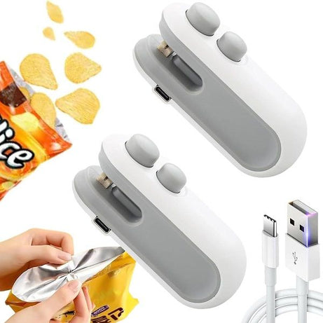 Mini Bag Sealer And Cutter 2 In 1 USB Rechargeable - Oshi.pk - Buy & Sell Online