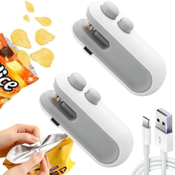 Mini Bag Sealer And Cutter 2 In 1 USB Rechargeable - Oshi.pk - Buy & Sell Online