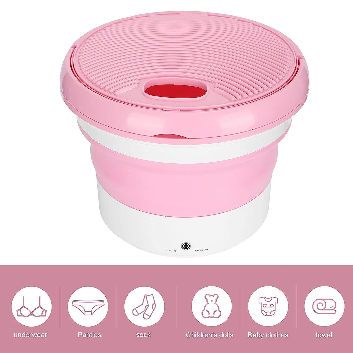 Mini Clothes Washing Machine Laundry Machine Travel Washer for Home Dormitories Apartments Business Trips Travelling, 15 Minutes Fast Cleaning(EU) - Oshi.pk - Buy & Sell Online