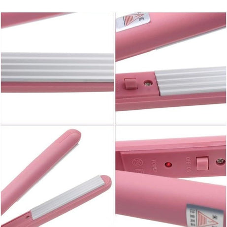 Mini Electronic Ceramic Hair Straightening Curling Tool - Oshi.pk - Buy & Sell Online