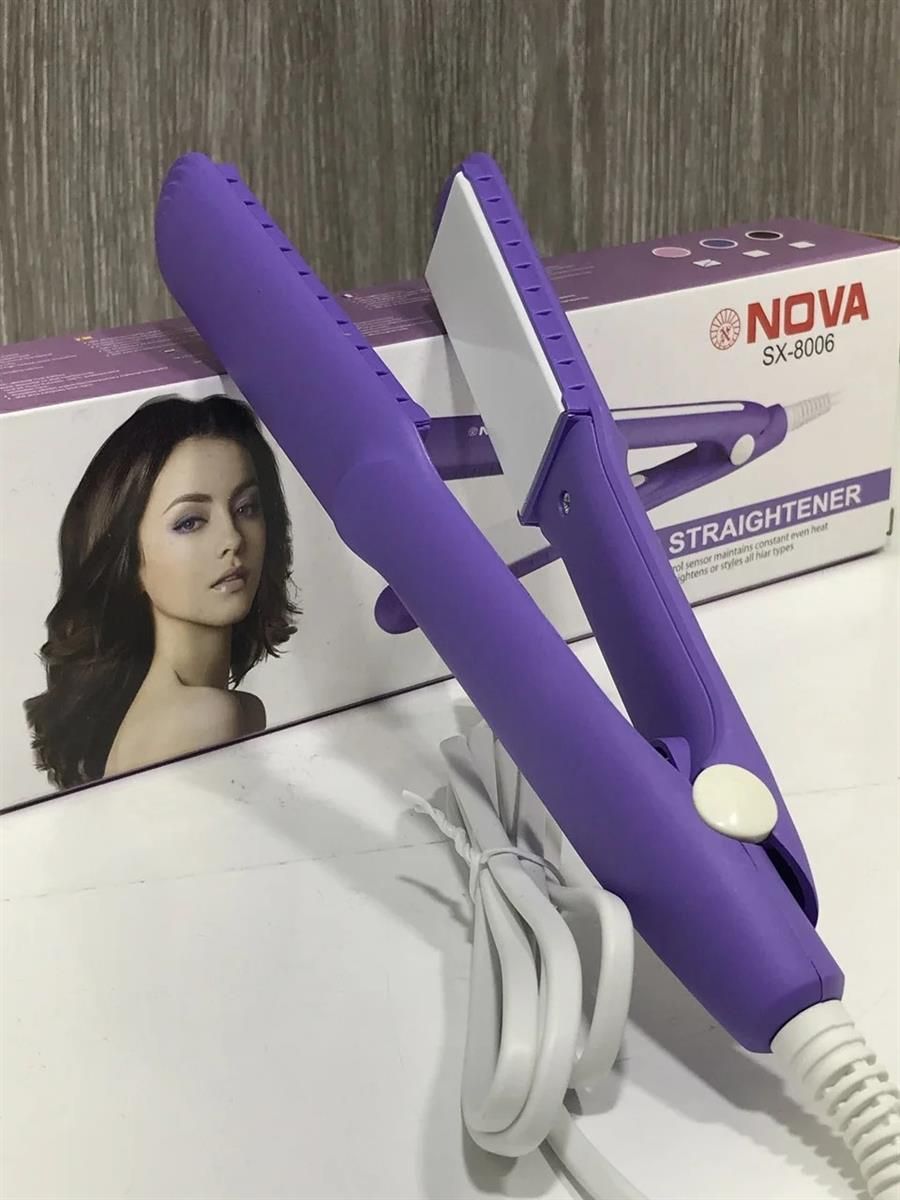 Mini Electronic Hair Straightener SX-8006 - Random Color - Oshi.pk - Buy & Sell Online