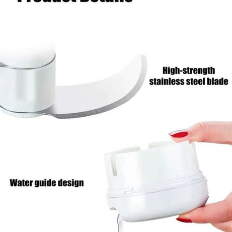 Mini Garlic Chopper, Multifunctional Hand Held Vegetable Chopper, Hand Pull String Food Chopper, Manual Food Processor - Oshi.pk - Buy & Sell Online