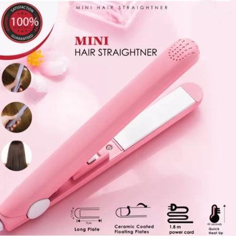 Mini Hair Straightener, Travel Size Portable Mini Hair Flat Iron, Straightener - Oshi.pk - Buy & Sell Online