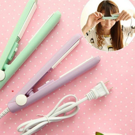 Mini hair straightner