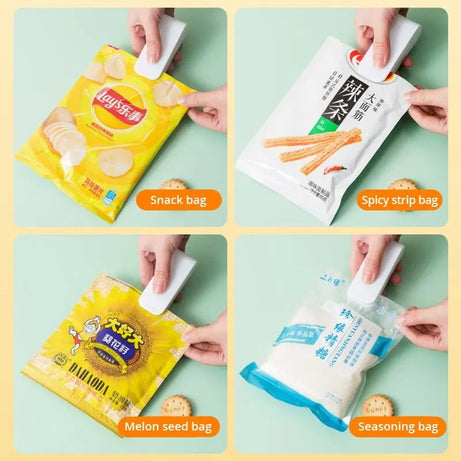 Mini Heat Bag Sealing Machine Package Sealer Bags Thermal Plastic Food Bag Closure Portable Sealer Packing - Oshi.pk - Buy & Sell Online