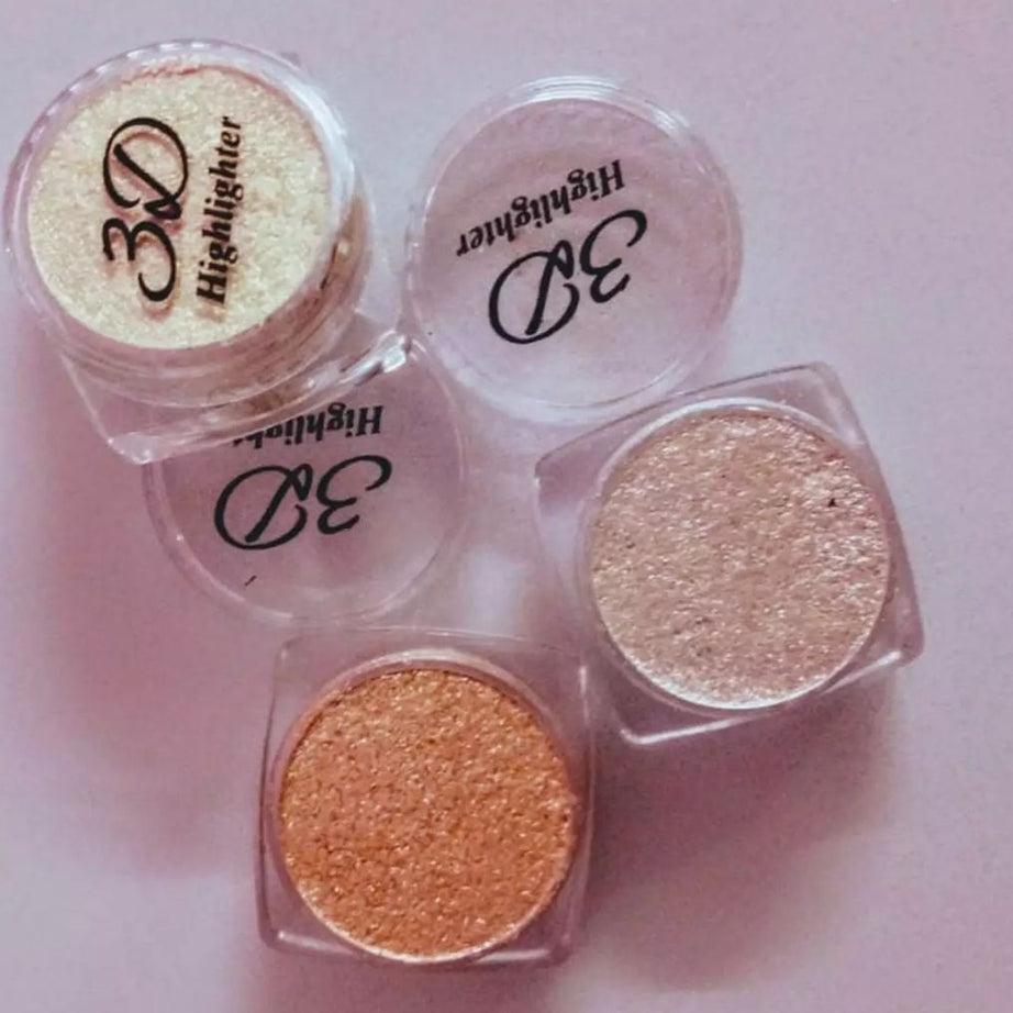 Mini Highlighter pack of 2 Silver and Golden / makeup / Cosmetics BY Khokhar Stockists - Oshi.pk - Buy & Sell Online