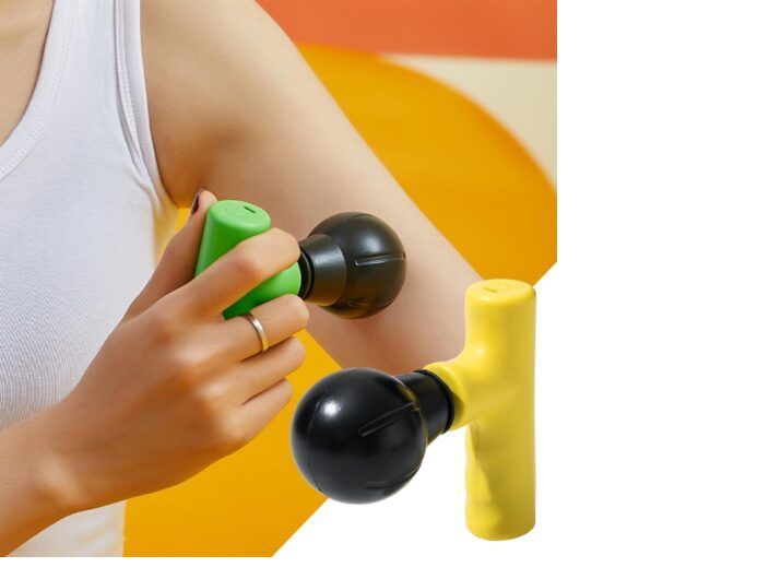 Mini Pocket Rechargeable Facial Gun Massager With Box Mix Random Color - Oshi.pk - Buy & Sell Online