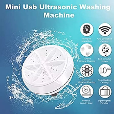 Mini Portable Ultrasonic Turbine Washing Machine - Oshi.pk - Buy & Sell Online