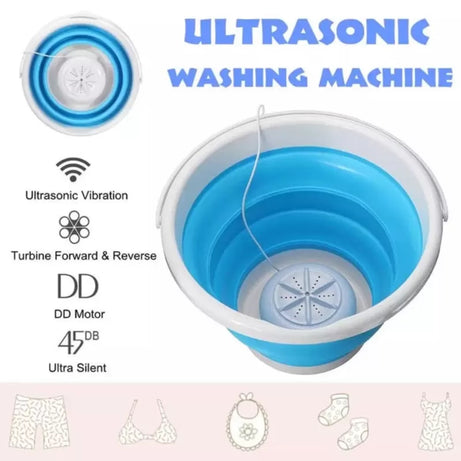 Mini Portable Ultrasonic Turbine Washing Machine - Oshi.pk - Buy & Sell Online