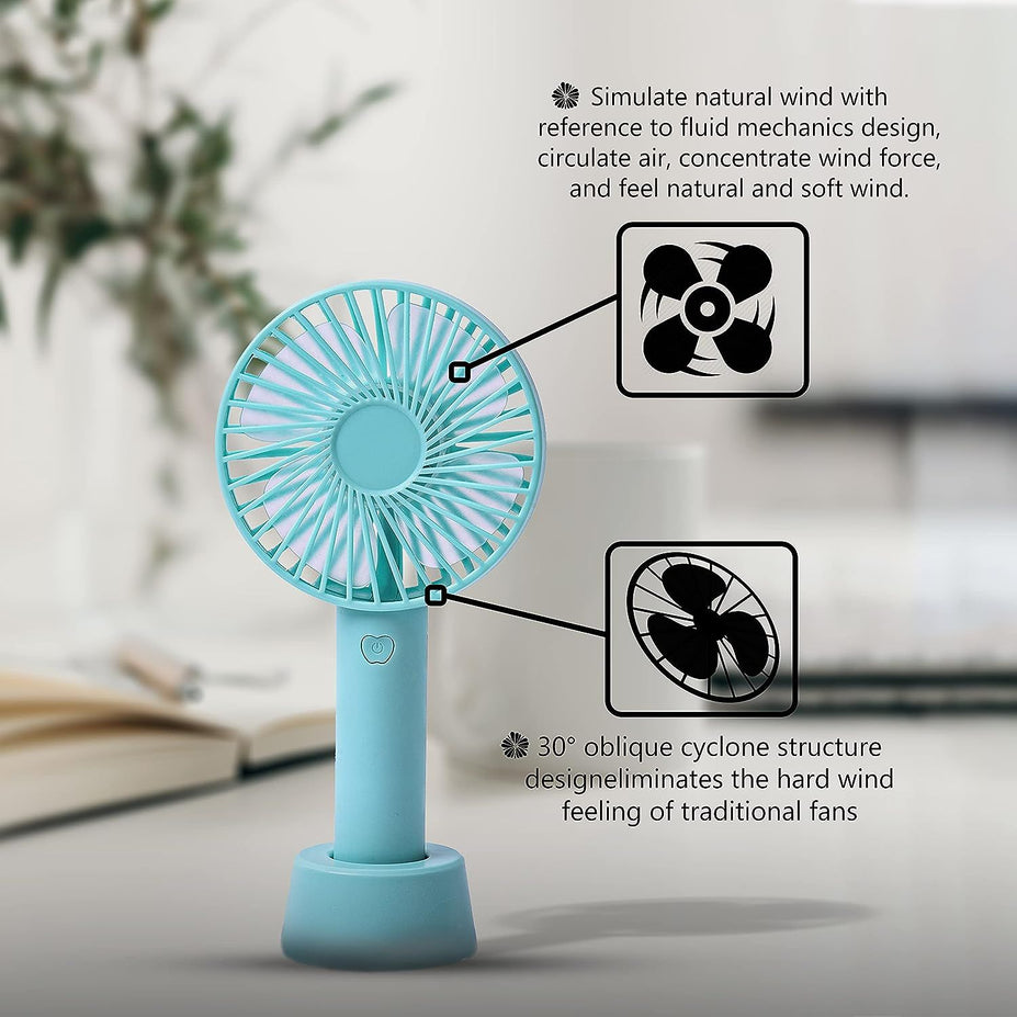 Mini Portable USB Hand Fan Personal Cooling Device Small Portable Fan for Portable Misting - Oshi.pk - Buy & Sell Online