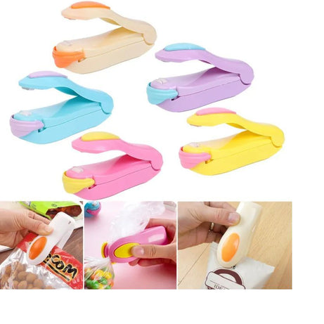 Mini Sealer Small Household Plastic Sealer Snack Moisture-Proof Sealer Portable Plastic Bag Sealer - Oshi.pk - Buy & Sell Online