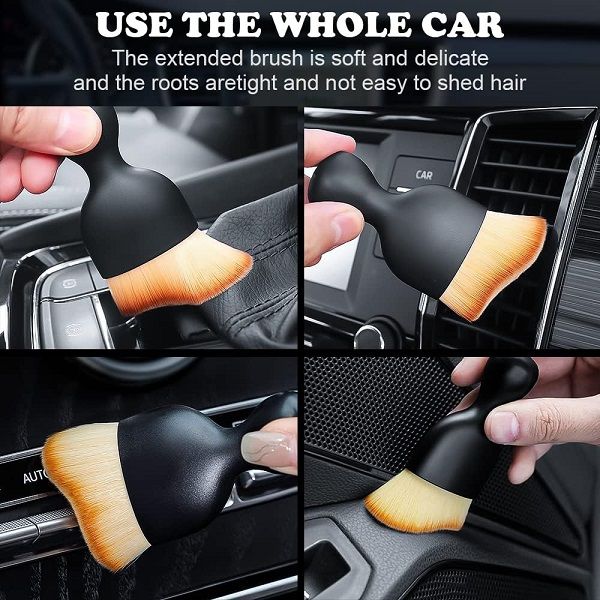 Mini Size Interior Car Detailing Brushes Soft Car Cleaning Brush - Oshi.pk - Buy & Sell Online