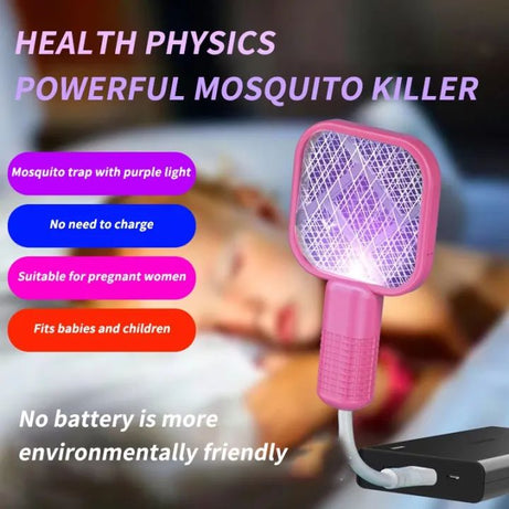 Mini USB Electric Mosquito gadget Swatter UV Light with sharp sparking Fly Bug Zapper Insect Racket easy to used winter Fly Swatters Trap For Home Of - Oshi.pk - Buy & Sell Online