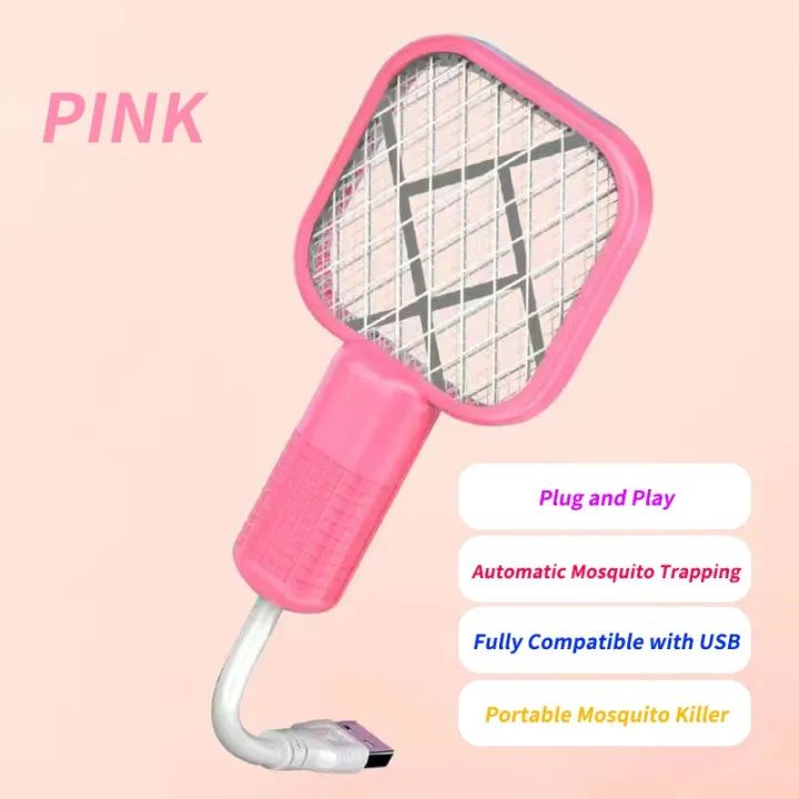 Mini USB Electric Mosquito gadget Swatter UV Light with sharp sparking Fly Bug Zapper Insect Racket easy to used winter Fly Swatters Trap For Home Of - Oshi.pk - Buy & Sell Online