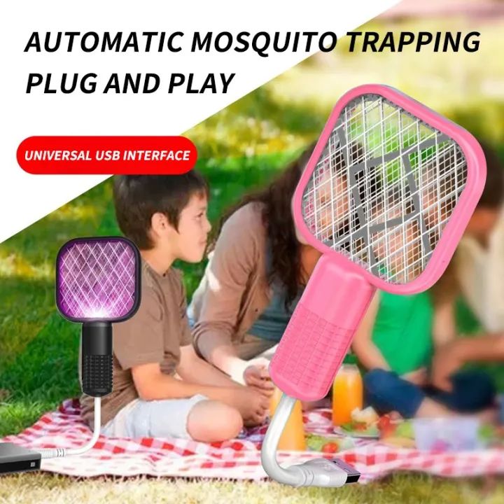 Mini USB Electric Mosquito gadget Swatter UV Light with sharp sparking Fly Bug Zapper Insect Racket easy to used winter Fly Swatters Trap For Home Of - Oshi.pk - Buy & Sell Online