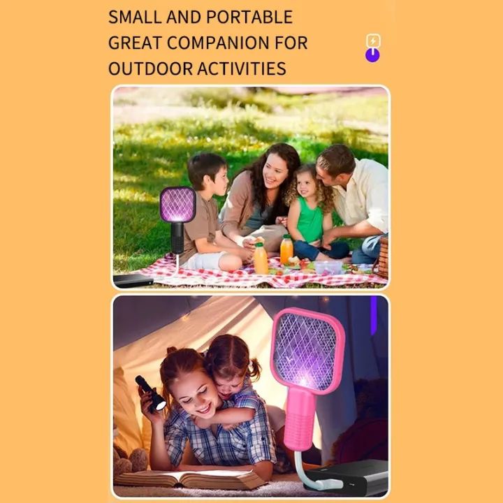 Mini USB Electric Mosquito gadget Swatter UV Light with sharp sparking Fly Bug Zapper Insect Racket easy to used winter Fly Swatters Trap For Home Of - Oshi.pk - Buy & Sell Online