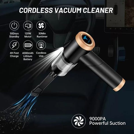 Mini Wireless Cordless Handheld Car Vacuum Cleaner - Oshi.pk - Buy & Sell Online