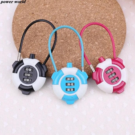 Mini Zinc Alloy Cute Cartoon Password Lock Baggage Combination Lock Password Padlocks - Oshi.pk - Buy & Sell Online