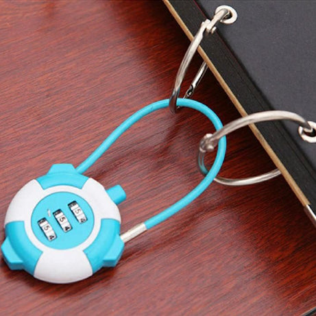 Mini Zinc Alloy Cute Cartoon Password Lock Baggage Combination Lock Password Padlocks - Oshi.pk - Buy & Sell Online