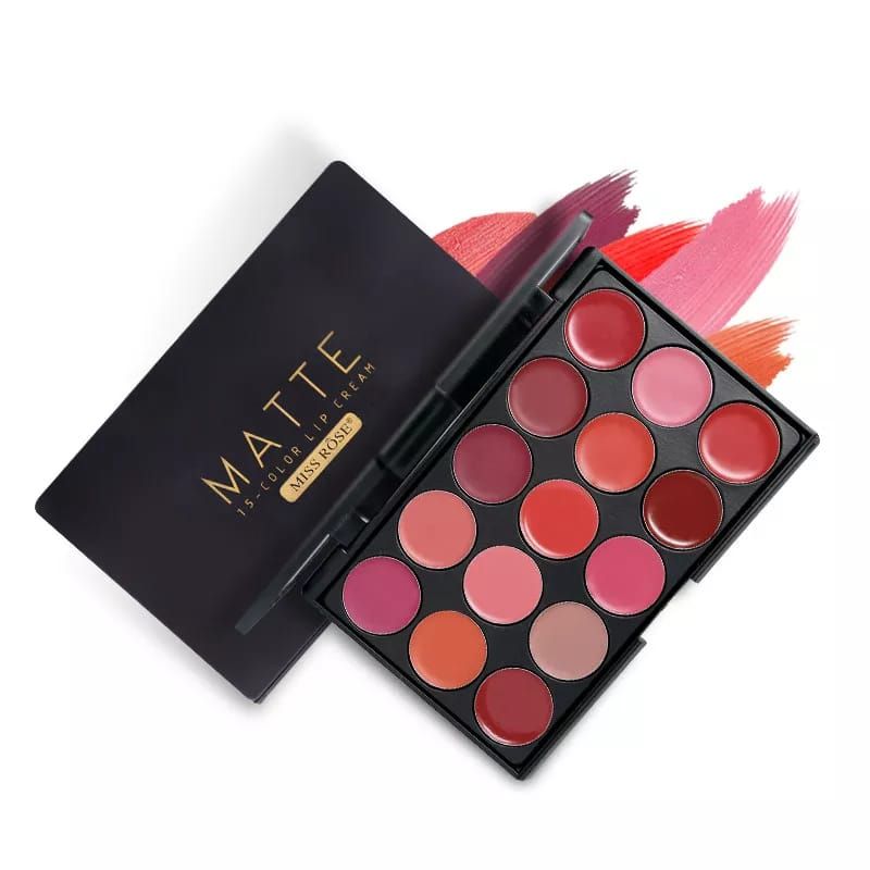 Miss Rose Matte Lipstick Pallete 15 Color Shade 100% Original - Oshi.pk - Buy & Sell Online