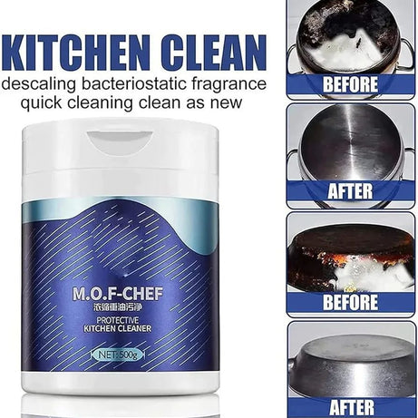 Mof Chef Cleaner Powder Heavy Oil Stain Powder Cleaner Very Good - Oshi.pk - Buy & Sell Online