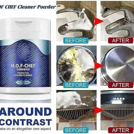 Mof Chef Cleaner Powder Heavy Oil Stain Powder Cleaner Very Good - Oshi.pk - Buy & Sell Online