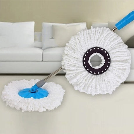 Mop Head Refill Rotating Spin Mops Microfibers Round 16mm Mopping Head Microfiber Rag Mop Cloth Replacement Clean Tool