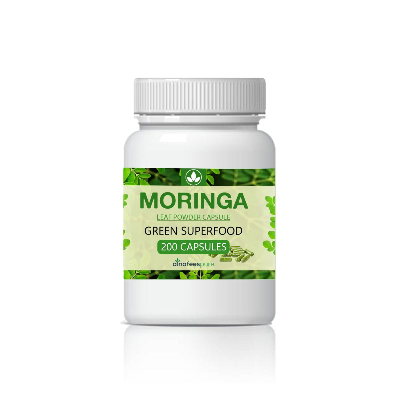 Moringa Powder Capsules (200 Capsules in 1 Bottle) - Oshi.pk - Buy & Sell Online