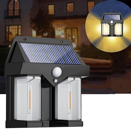Motion Sensor Solar Powered Wall Light Lamp with 3 Lighting Modes - Oshi.pk - Buy & Sell Online