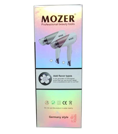 Mozer Hair Dryer With Foldable Handle (Mz-3302)