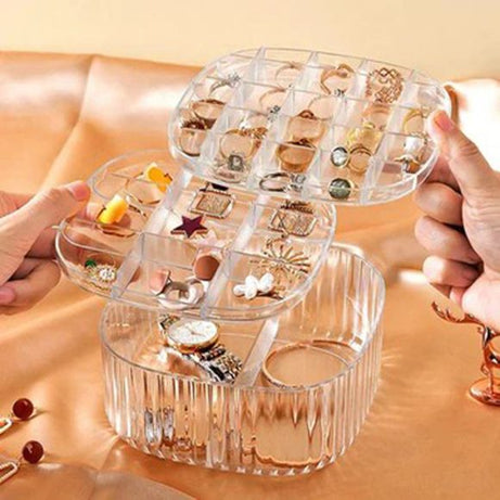 Multi Compartment Jewelry Box - Oshi.pk - Buy & Sell Online