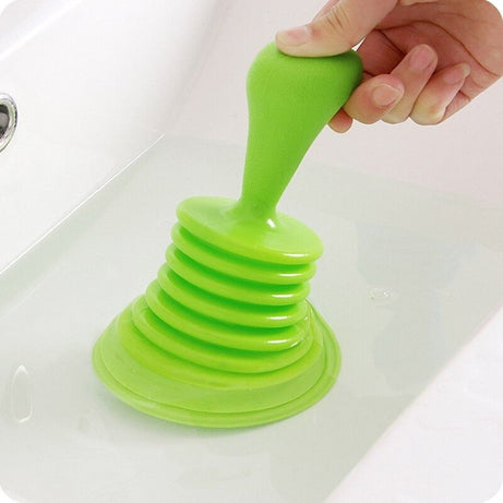 Multi-purpose Bathroom Rubber Power Drain Cleaning Pump Plunger