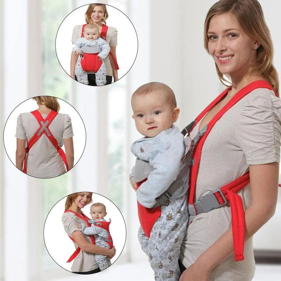 Multicolor Adjustable Baby Carrier Strong Material Safety Belt Adapt To Newborn Infant & Toddler Of 3 To 18 Month Backpack - Oshi.pk - Buy & Sell Online