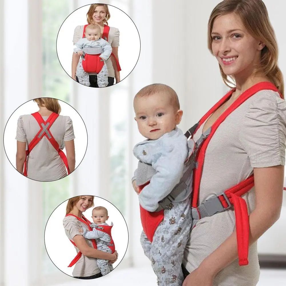 Multicolor Adjustable Baby Carrier Strong Material Safety Belt Adapt To Newborn Infant & Toddler Of 3 To 18 Month Backpack - Oshi.pk - Buy & Sell Online
